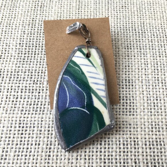 Double-sided Ceramic Pendant ~ **2 for $25** - Picture 2 of 5